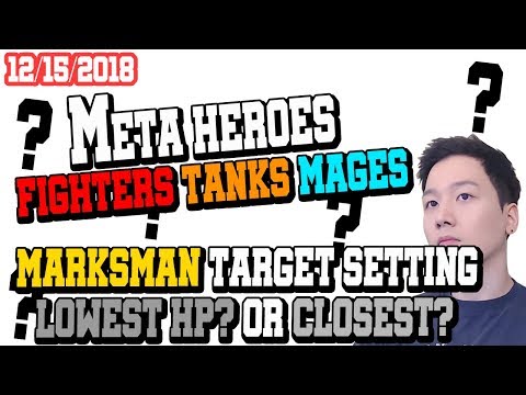 Which Hero Is Good In This META? Marksman Control setting tips l Mobile Legends