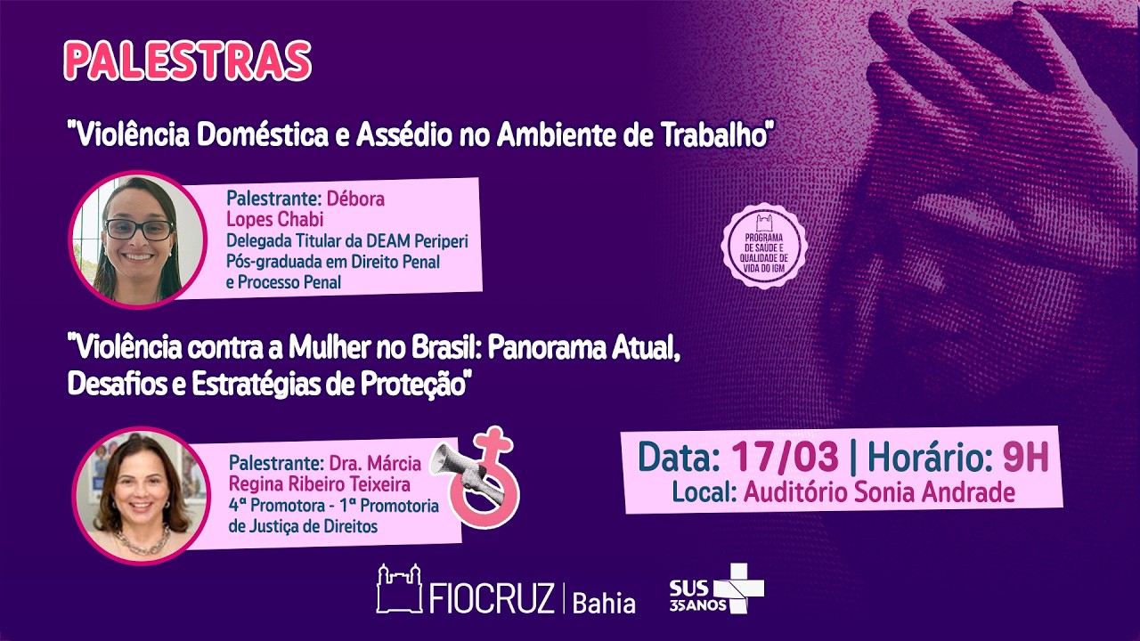 Março por elas: Enfrentando a violência contra a mulher