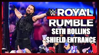 Seth Rollins Shield Entrance WWE Royal Rumble 2022 Reaction