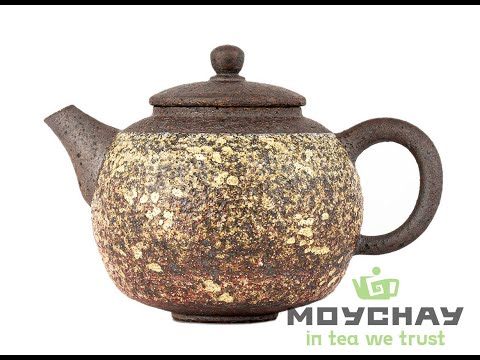 Teapot # 33836, wood firing, ceramic, Dehua, 290 ml.