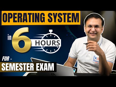 Complete Operating System in one shot | Semester Exam | Hindi