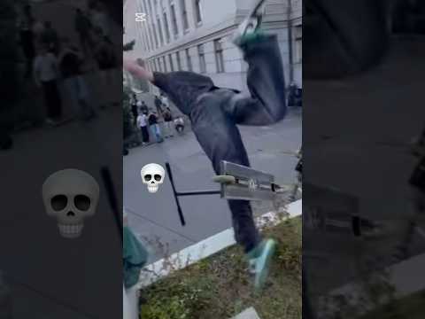 Broidi sukels PÄÄ EDELLÄ ASFALTTIIN😥 #scoottaus #suomikanava #skateboarding