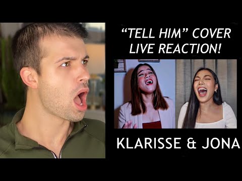 JONA & KLARISSE DE GUZMAN REACTION // “TELL HIM” (BARBRA STREISAND/CELINE DION) COVER
