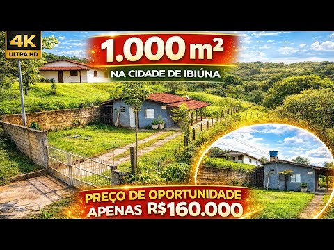 🔥 OPORTUNIDADE EM IBIÚNA!Chácara 1.000m² • 2 Dormitórios • 160 mil