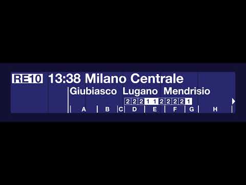 annuncio FFS / SBB Ansage [TTS] - Einfahrt des RegioExpress 10 nach Milano Centrale