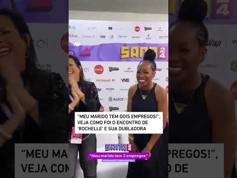 "My husband has two jobs!"; see how 'Rochelle' and her voice actress met #shorts