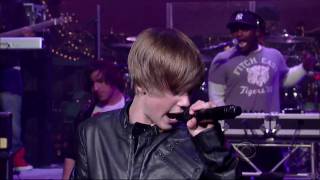 Justin Bieber sings Baby (David Letterman Live)