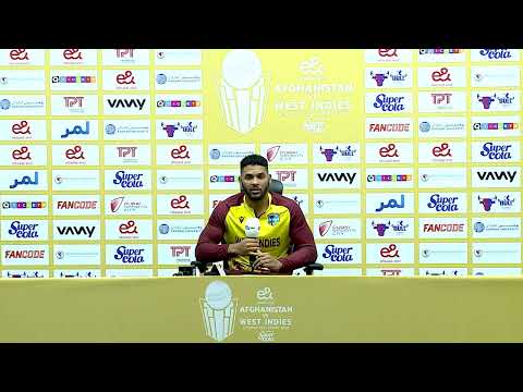 West Indies Captain Brandon King Press Conference | AFG v WI 2026 | UAE | ACB