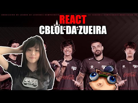 MAYUMI REAGINDO "TREINO DO BRTT E MELHOR BACKDOOR DA HISTÓRIA - CBLOL DA ZUEIRA"