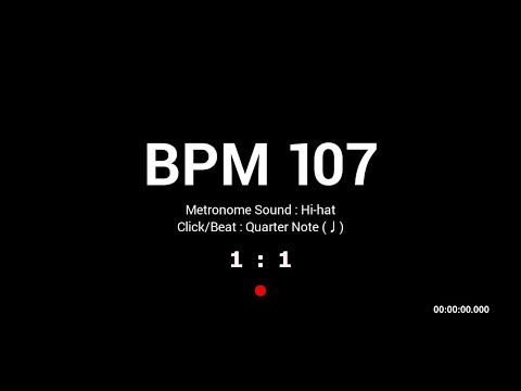 Metronome BPM 107 / Hi-hat