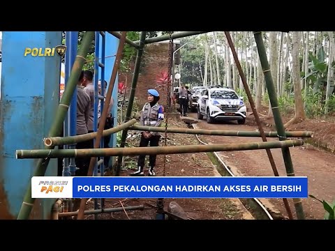 POLRES PEKALONGAN HADIRKAN AKSES AIR BERSIH JELANG HARI BHAYANGKARA KE-79