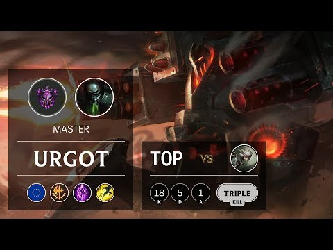 Urgot Top vs Camille - EUW Master Patch 9.6