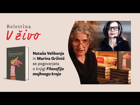 Naslovnica: Beletrina v živo: Radomir Konstantinović: Filozofija majhnega kraja