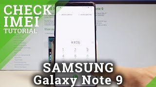 How to Check IMEI on SAMSUNG Galaxy Note 9 - Serial Number |HardReset.Info
