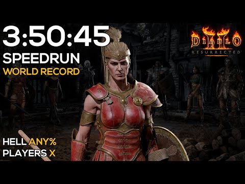 HELL AMAZON SPEEDRUN - WORLD RECORD | 3:50:45 IGT | 3:56:02 RTA | DIABLO 2 RESURRECTED