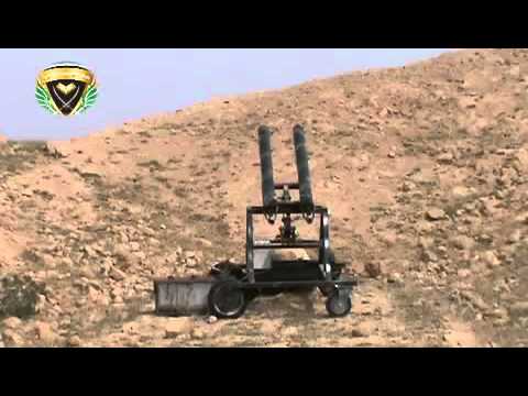 استهداف  قوات النظام بقذائف الهاون في مدينة الرقة من قبل كتائب الحذيفة