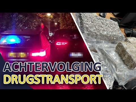 Politie | Achtervolging | Drugstransport | Rijden zonder rijbewijs