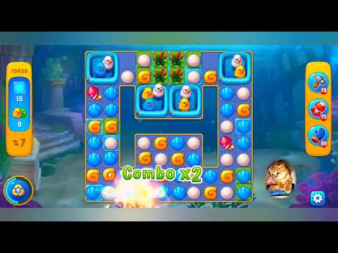 Fishdom, 10439 level,no Booster - 10439 уровень, прохождение без бустеров.