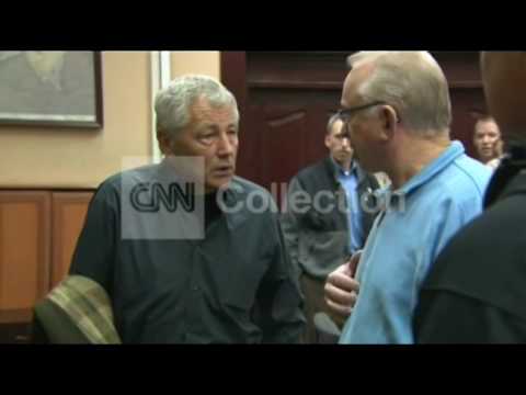 AFGHANISTAN:HAGEL W/ REP MCKEON