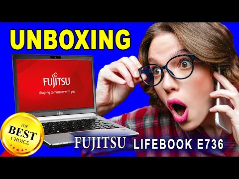 Fujitsu Lifebook E736 business notebook - unboxing video #fujitsu #lifebook