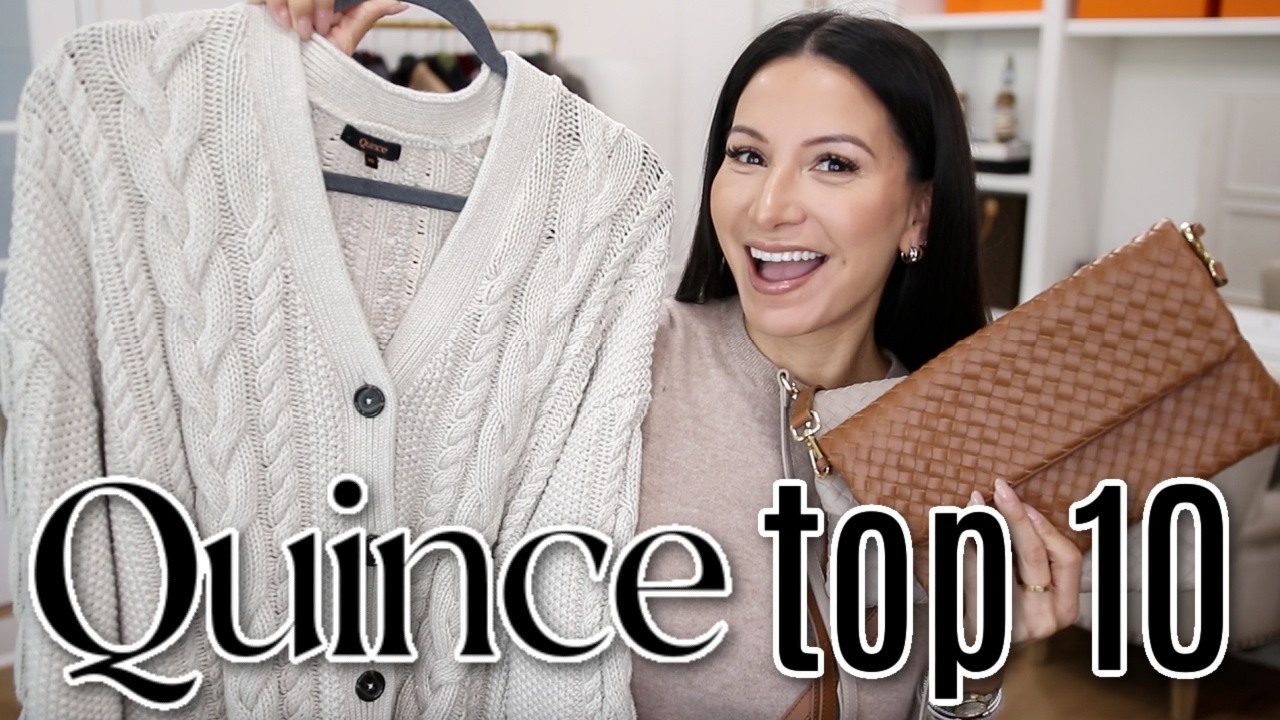TOP 10 QUINCE BUYS RIGHT NOW *Spring and Summer Closet Essentials* | LuxMommy