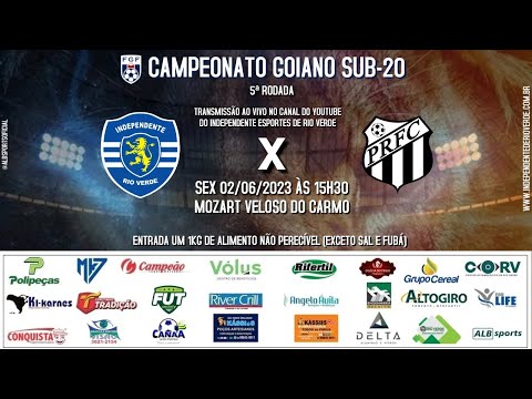 Independente de Rio Verde X Pires do Rio - Campeonato Goiano Sub - 20 2ª Divisão/2023