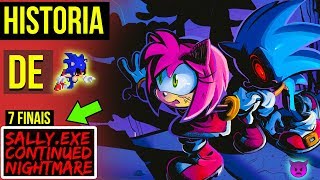 HISTORIA SALLY EXE Continued Nightmare com TODOS OS FINAIS 😈