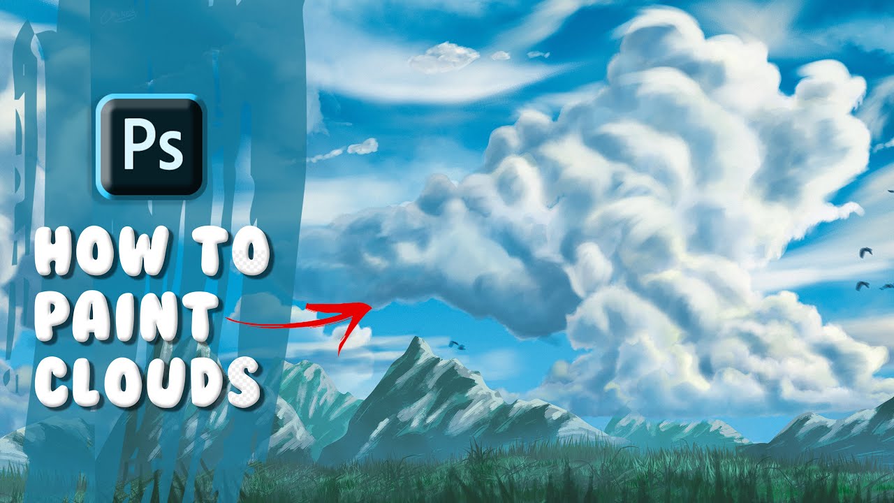 How To Paint Clouds | Digital Art Tutorial