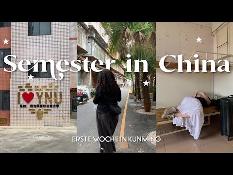 Semester in China | Erste Woche in Kunming, Eindrücke der Stadt, Wohnheim, Cafés und Essen entdecken