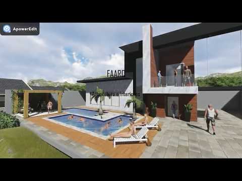 Casa com piscina projeto FAARQ