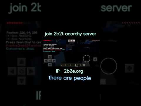 How to join oldest anarchy server on Bedrock edition| 2b2t server Minecraft..