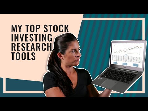 My Top 4 Stock Investing Research Tools