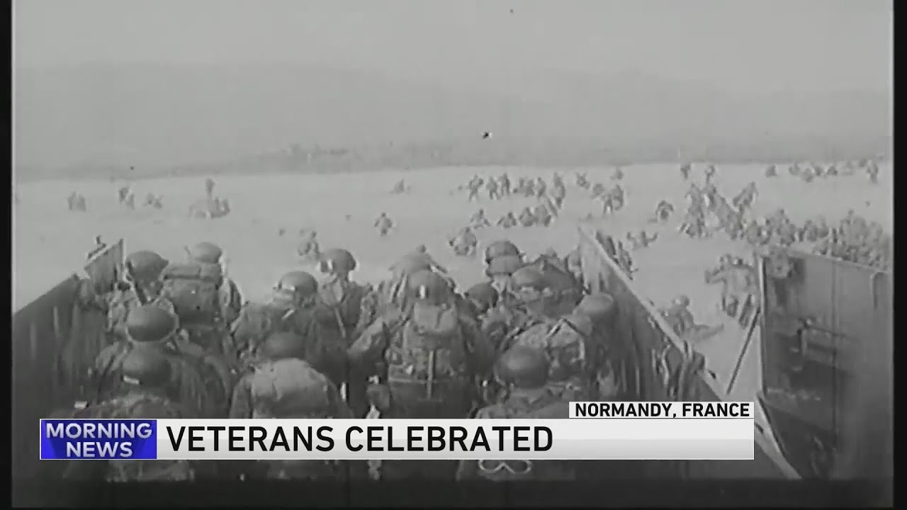 Dwindling number of World War II veterans celebrated on 80th anniversary of D-Day
