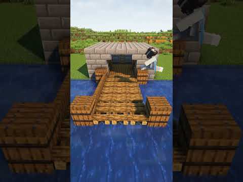 EPIC Minecraft Fisherman Starter House Build! 🏠 #shorts