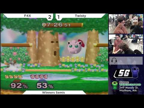 SG 22.8 SSBM - F4X (Fox) vs. Twisty (Jigglypuff) - Melee WSF