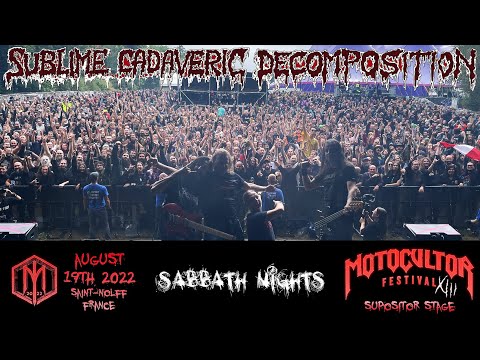 Sublime Cadaveric Decomposition - Official Live @ Motocultor 2022 - Sabbath Nights