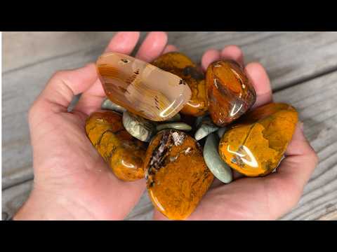 My BEST TUMBLE YET! - A HUGE Batch Of STUNNING Montana Gemstones!