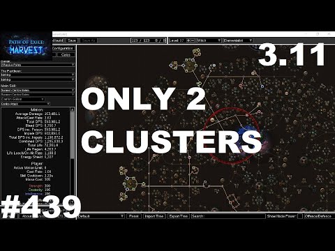2 Large Clusters is Better Than 3 Because of 100% Impale  - 439