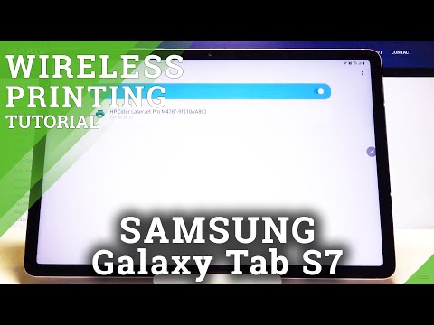 How to Connect Printer with Samsung Galaxy Tab S7 – How to Print Wirelessly