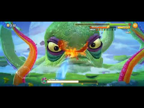 Hungry Dragon - Ashbeak (Just Bought) VS Octoni Boss Level 1 Battle Gameplay and Rewards