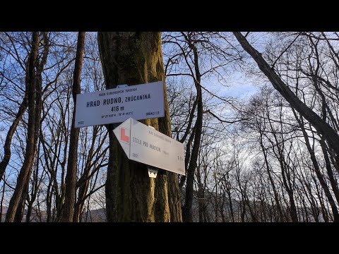 Zrúcanina hradu Rudno 416 mnm