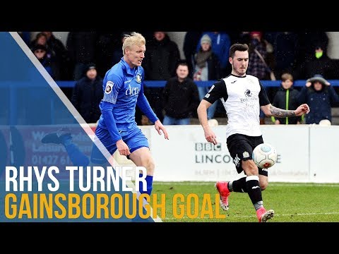 Catch him if you can! 🏃‍♂💨 👀  Rhys Turner Goal Gainsborough Trinity