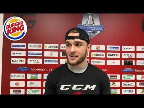 Après-match Amiens-Rouen avec A.Mortas, B.Bruche et Y.Coulaud.