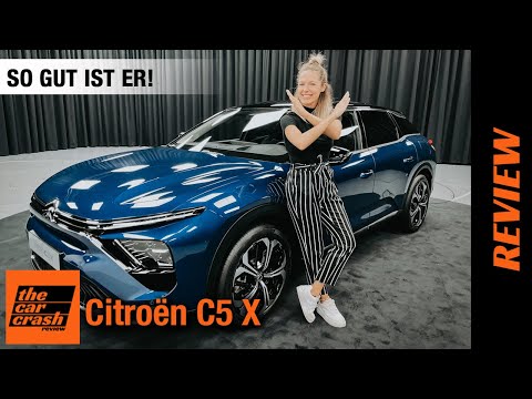 Citroen C5 X im Test (2022) Ich zeige euch den Plug-in Hybrid! 💙 Review | Sitzprobe | Preise | Motor