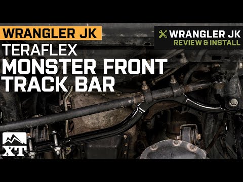 Jeep Wrangler JK Teraflex Monster Front Forged Adjustable Track Bar  Review & Install