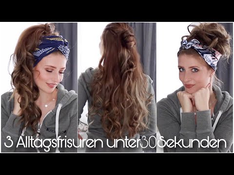 Meine Alltagsfrisuren unter 30 Sekunden│Ella Ricarda