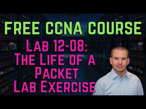 Free CCNA 200-301 Course 12-08: The Life of a Packet Lab Exercise