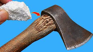Never Throw Away Foam! I'll Show You How to Restore Broken Hammer and Axe Handles—Super Strong
