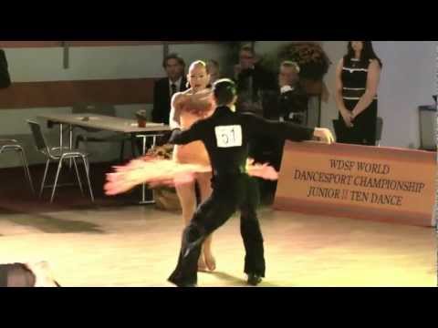 00218 Latvia Open 2012 Youth Latin 1/4 Cha-cha-cha Nikolay Chernov & Evgenia Florinskaya