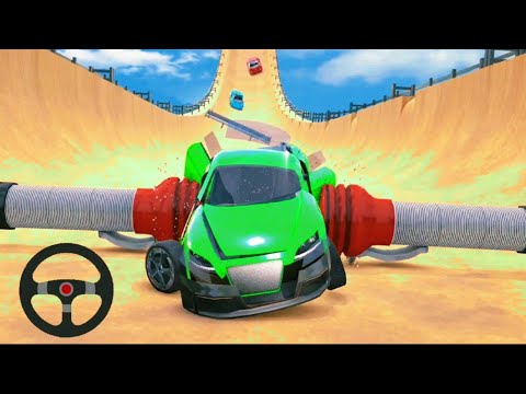 Real Mega Car Crash Driving 3D - Extreme Cars Beam Jump Demolition Derby - Android Gameplay #1